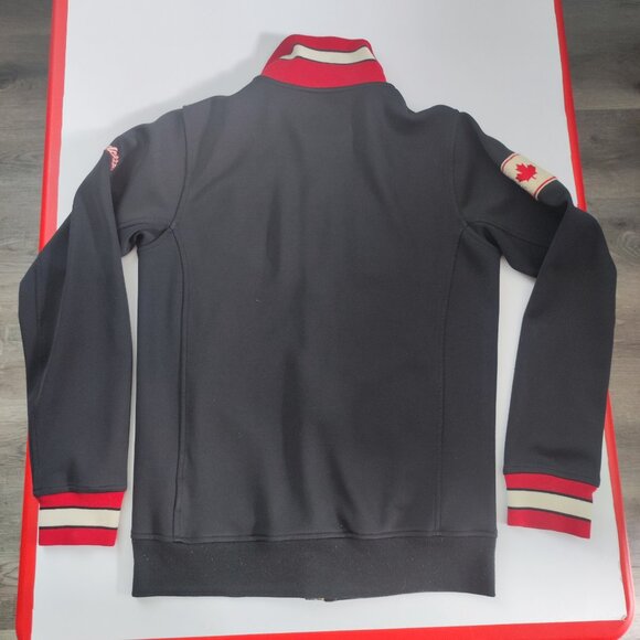 Mondetta Canada track jacket black with Canada design men's size XS - Picture 3 of 12